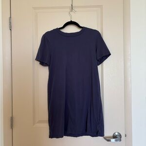 Old Navy Deep Blue T-Shirt Dress